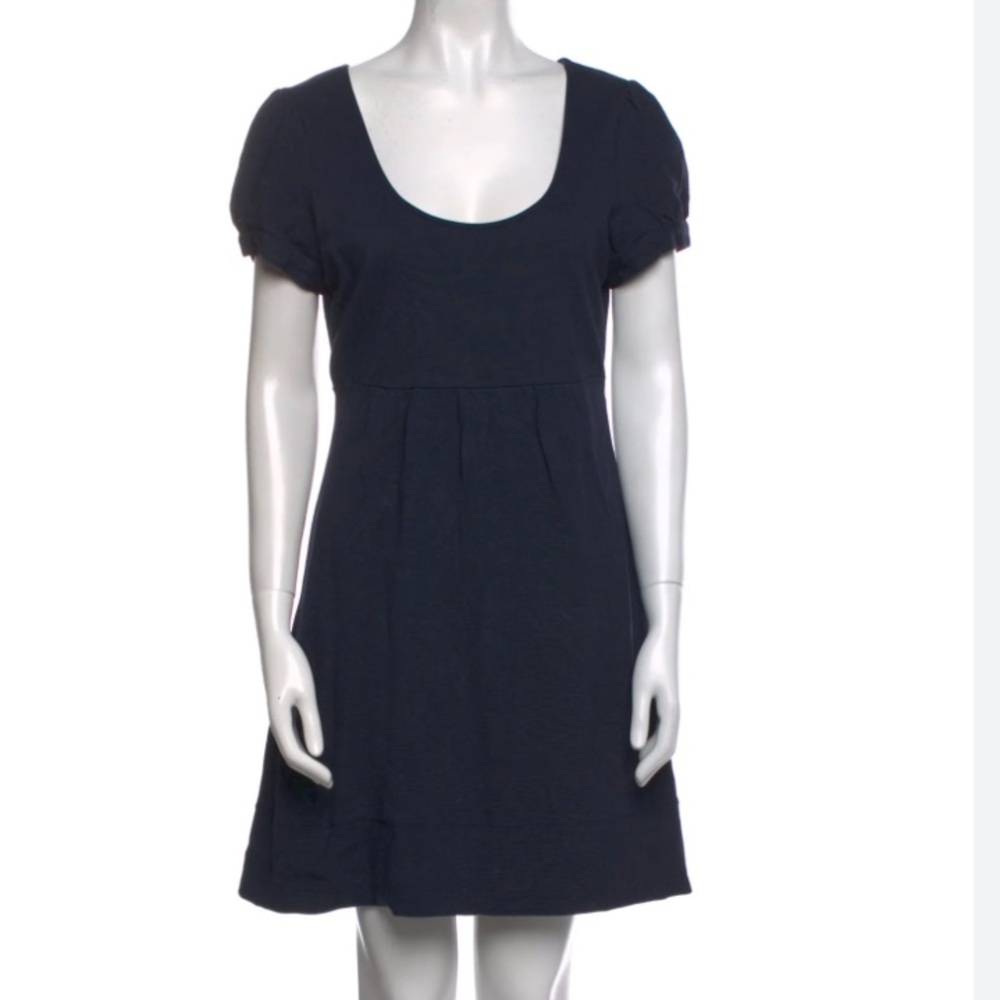 THEORY BLACK PUFF SLEEVE DRESS